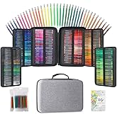 LIULIUCAI 312 Pack Gel Pens for Adult Coloring Book, 156 Colors Artist Colored Pens with 156 Refills & Coloring Book, Glitter Gel Pen for Coloring Drawing Writing Doodle Journaling Planner Art Craft