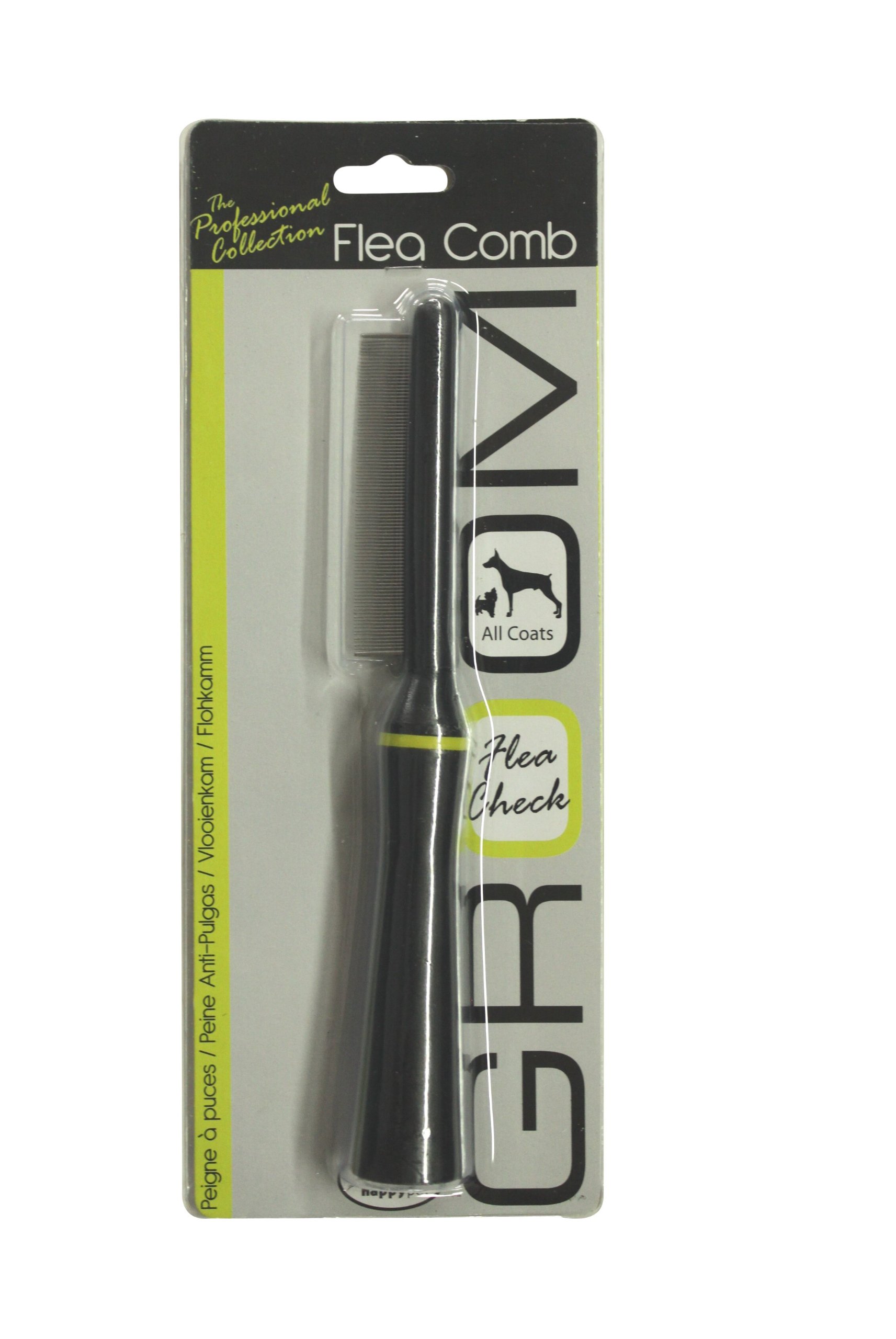 Happy Pet Dogs/Cats Groom Flea Comb Comfortable Pain Free No Tangle Undercoat Deshedding for All Coat Types Pet Accessory