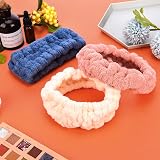 Chuangdi 3 Pieces Spa Headband Women Facial Makeup Hairband Soft Terry Cloth view 5