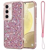 Lafunda for Samsung Galaxy S24 Case Glitter, Luxury