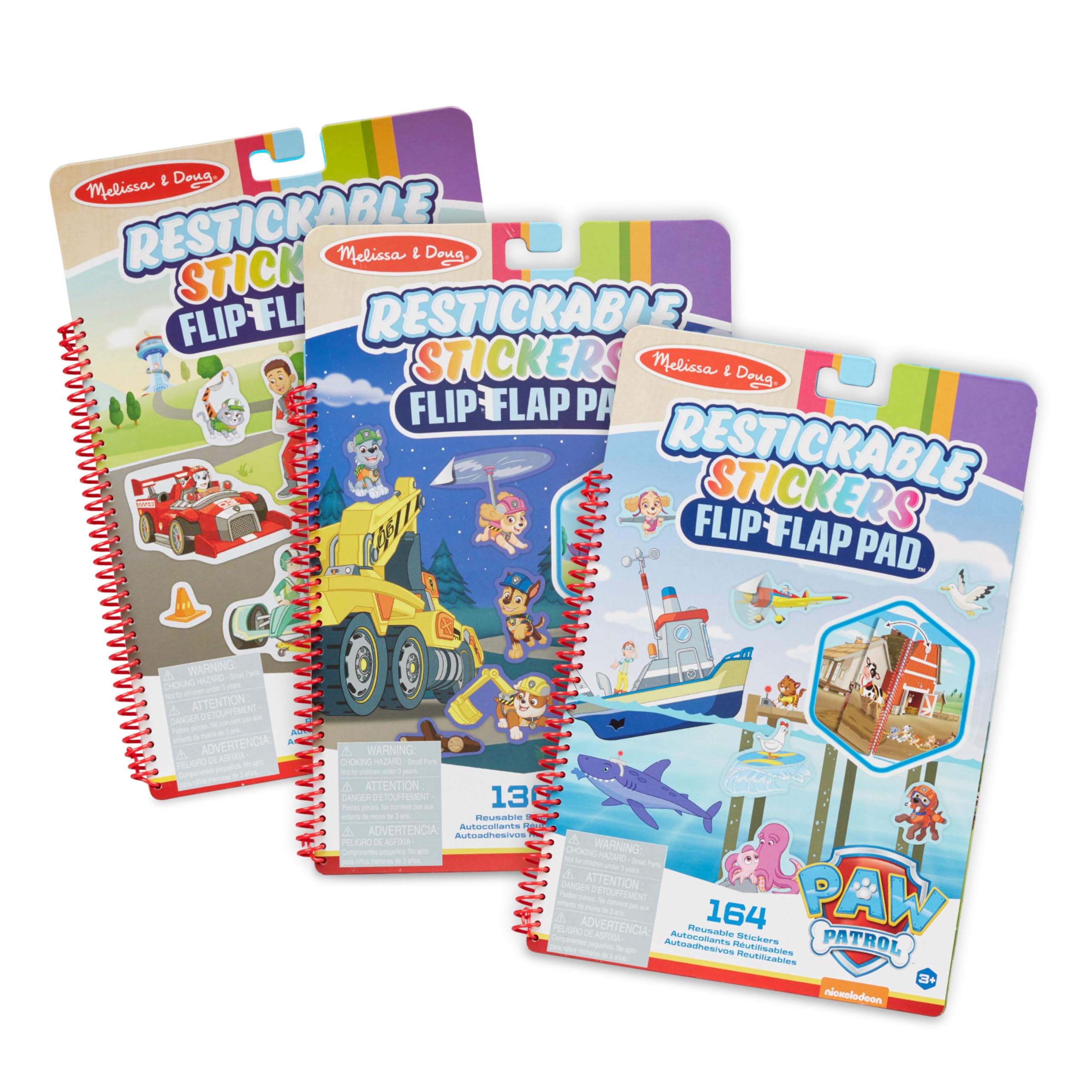 Melissa & Doug PAW Patrol Reusable Sticker Bundle Multicolor,33309