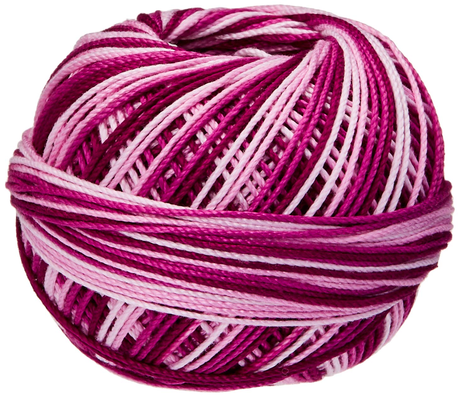 Handy Hands HH03157 Lizbeth Premium Cotton Thread, Size 3, Raspberry Frappe