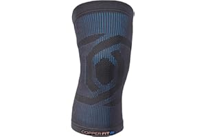 Copper Fit Mobilizer Knee Sleeve – ProSeries with Removable Side Stabilizers Knee Support for Advanced Recovery – Mobility, Knee Pain, Swelling, Inflammation, Circulation, Arthritis, Tendonitis (L/XL)