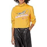 KENDALL + KYLIE Women's Graphic Turtle Neck Sweatshirt