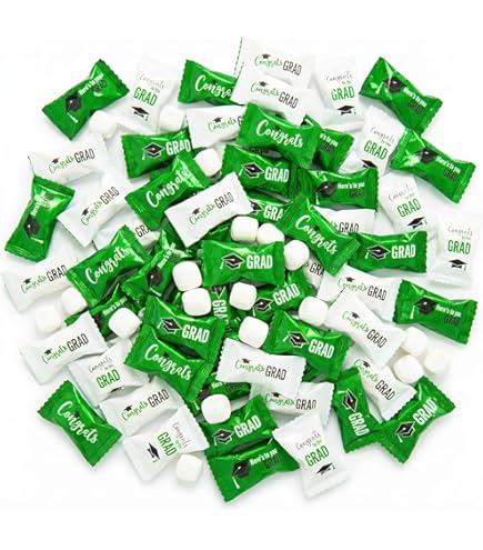 Amazon.com : Graduation PEPPERMINTS 100 Count Wrapped- Mint Congrats Grad  Candy-Individually Wrapped : Everything Else