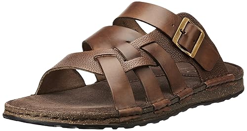 ruosh men's leather sandals and floaters
