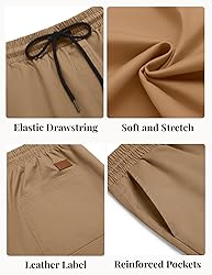 COOFANDY Men's Summer Beach Shorts Lightweight