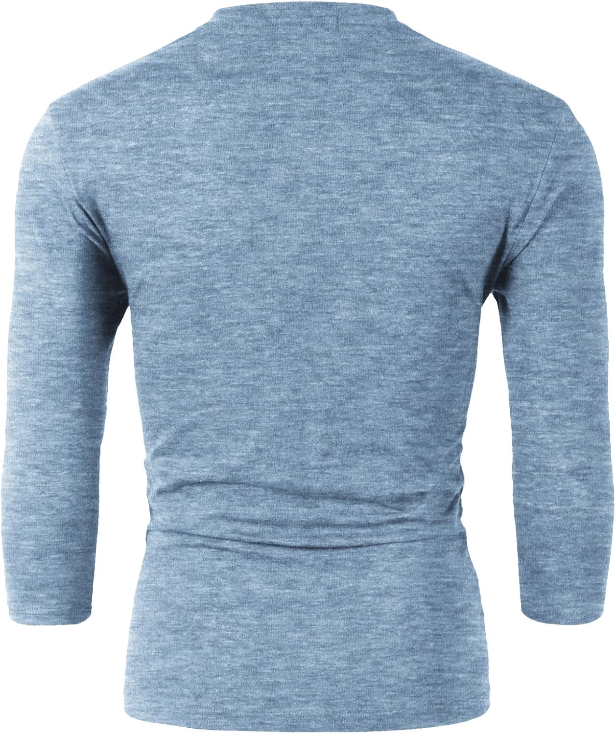 H2H Mens Casual Premium Slim Fit Henley Shirts Lightweight Thin Fabric at  Men’s Clothing store