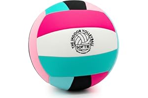Revive Wonder The Indoor Volleyball – Kids Volleyball Practice Ball | Soft, Silent Indoor Volleyball Gear & Equipment for Safe Foam Touch Play & Training Sports