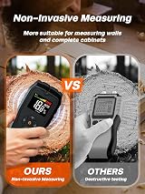Mecurate Pinless Moisture Meter 4 Modes 9 Settings Backlit LCD view 4