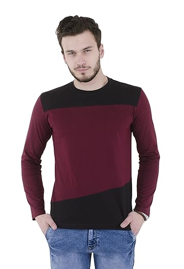 maroon t shirt outfit mens