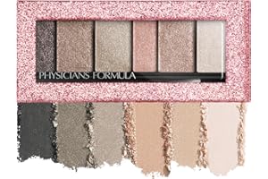 Physicians Formula Shimmer Strips Custom Eye-Enhancing Extreme Shimmer Shadow & Liner, Hypoallergenic Eyeshadow Palette with Reflective Liquid Powders – Nude Eyes