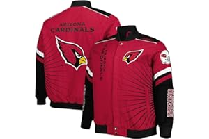 G-III Sports Men's NFL Extreme Redzone Full-Snap Varsity Jacket