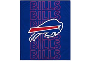 Pegasus Sports Officially Licensed NFL Echo Team Wordmark Plush Throw Blanket, 60" x 70"