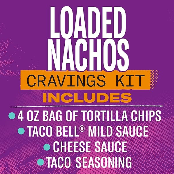 TACO BELL LOADED NACHOS CRAVINGS KIT, 12.8 OZ BOX
