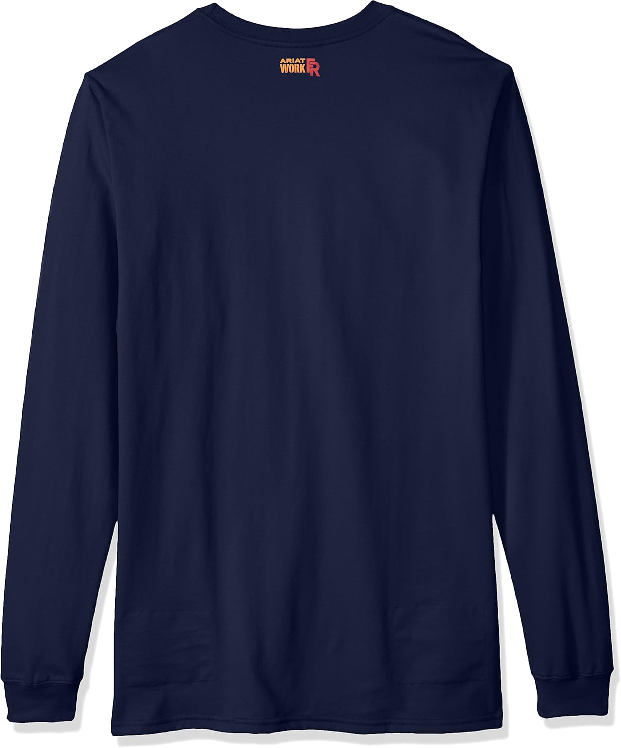 ARIAT Men's Big and Tall Flame Resistant Long Sleeve Logo Work Crewhenley Shirt: Clothing