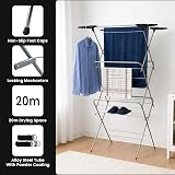 Aspect 3 Tier Folding Clothes Airer 20m Drying Space, Lightweight & Foldable view 3