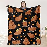 Fihevur Capybara Blanket for Girls Boys, Kids Capybara Throw Blanket for Couch Bed Room Decor, Gift for Girls Boys 40"x 50"