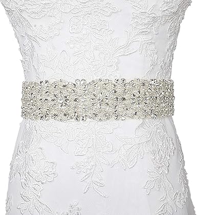 beaded wedding dress belt