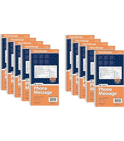 【earBOOKS】MESSAGE IN A BOX Amazon.com : Adams Phone Message Book, Carbonless Duplicate