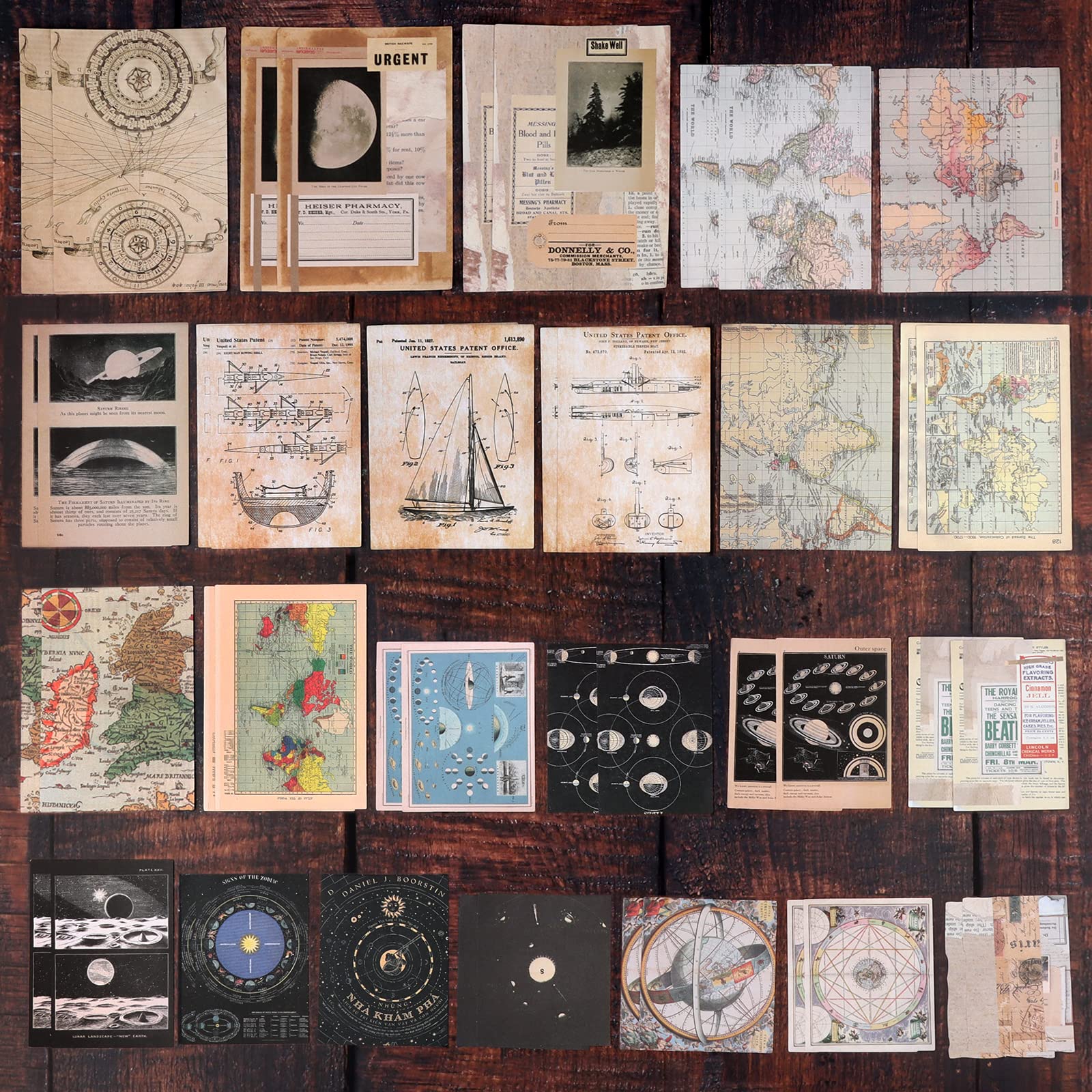 Vintage Scrapbooking Supplies