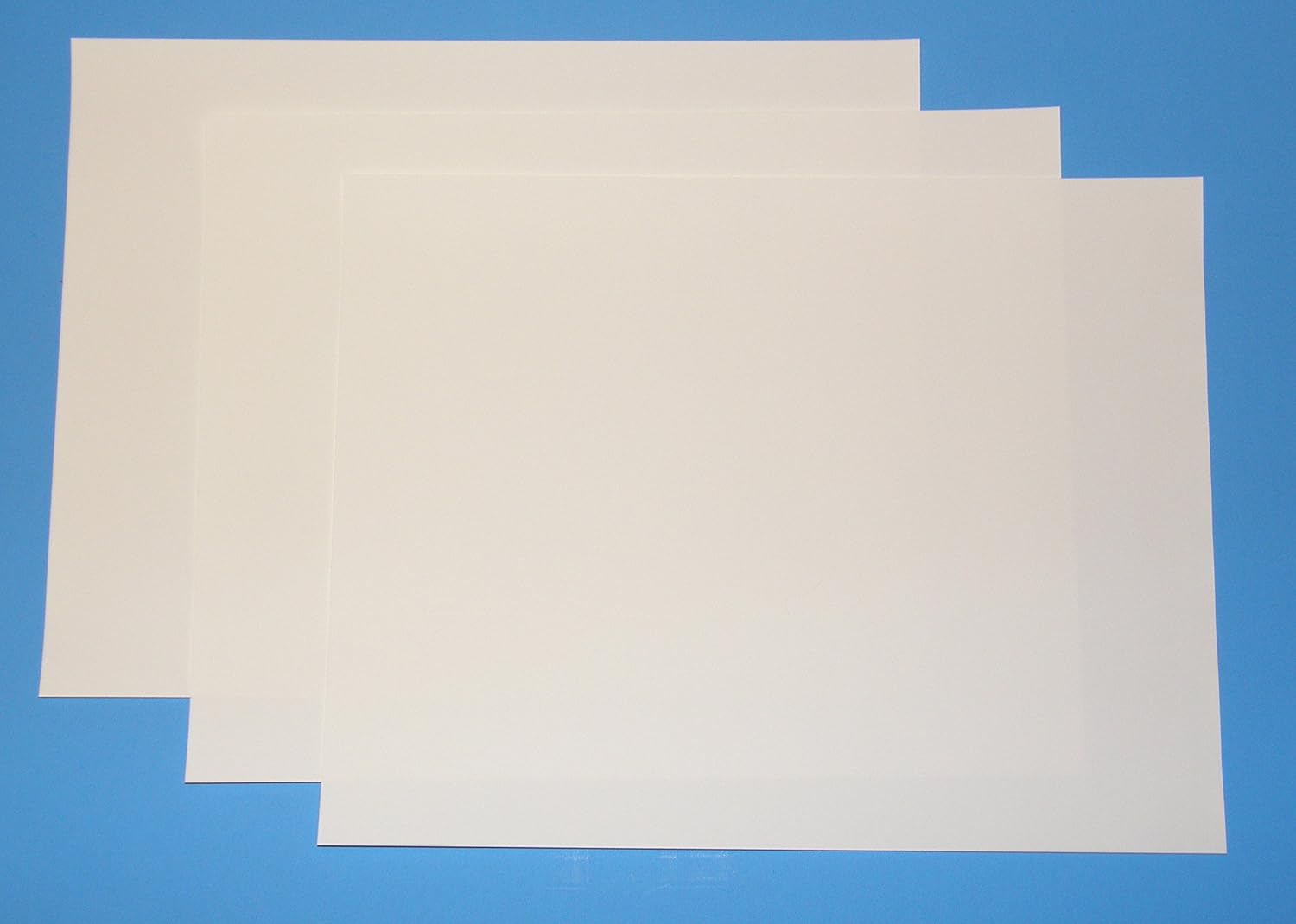 Bumper Sticker Paper Blank White Vinyl Sheets 3 Pack