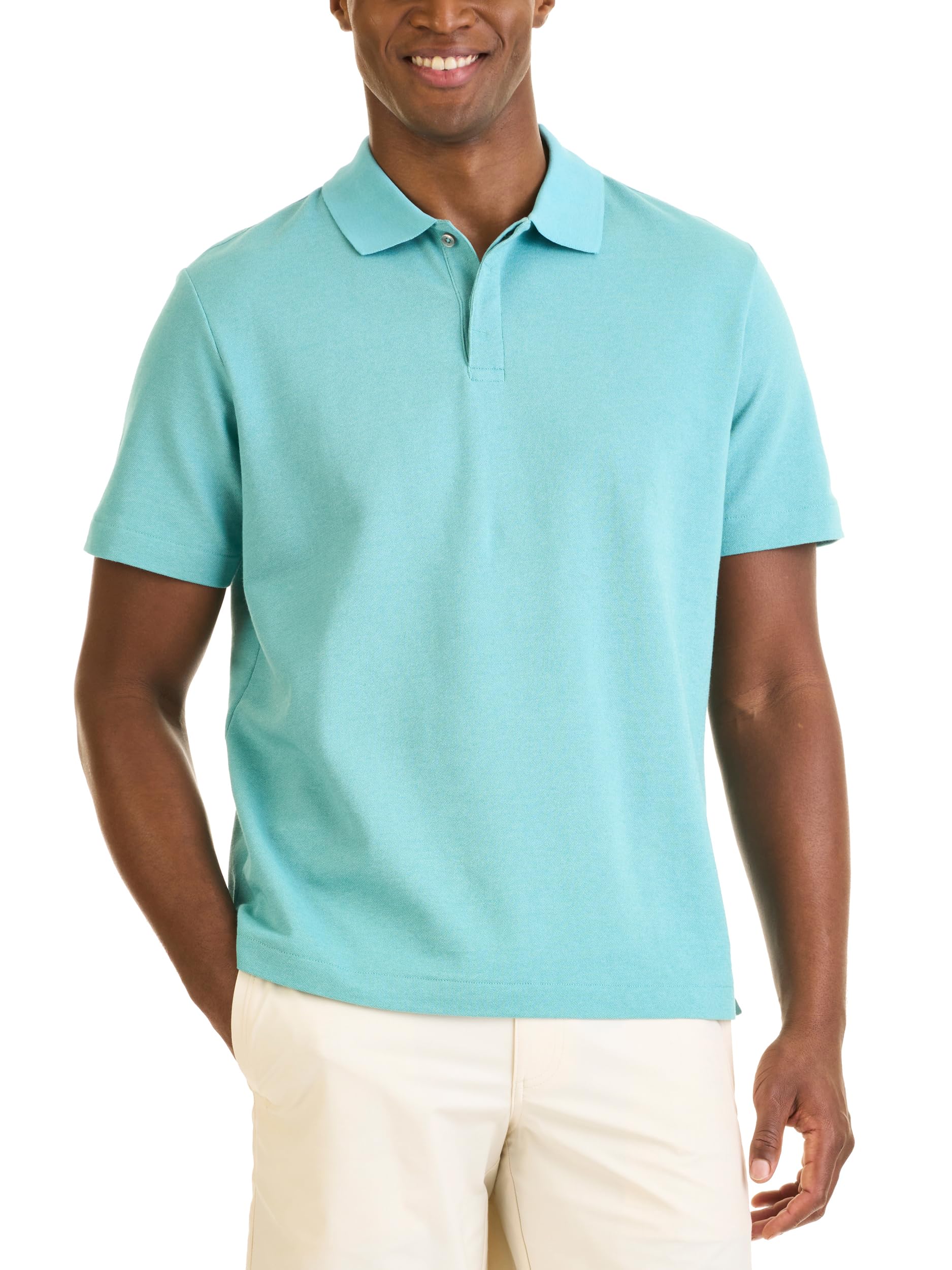 Van Heusen Men's Essential Stain Shield Pique