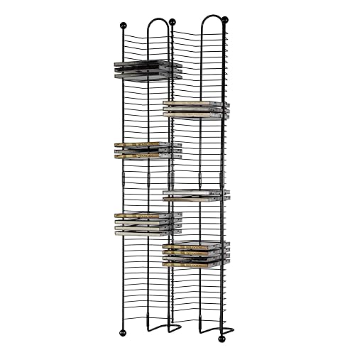 Atlantic Nestable 100 CD Tower - Holds 100 CDs, Efficient Side by Side ...