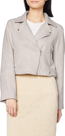 Amazon マーキュリーデュオ ジャケット ﾌｪｲｸｽｴｰﾄﾞﾗｲﾀﾞｰｽｼﾞｬｹｯﾄ レディース ライトグレー 日本 F Free サイズ コート ジャケット 通販