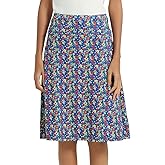 NOOYME 24" Skorts Modest for Women with Pockets Midi Knee Length Athletic Skirts