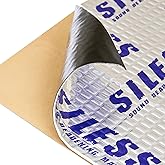 Siless 50 mil (1.3mm) 52 sqft Car Sound Deadening mat - Butyl Automotive Sound Deadener - Noise Insulation and Vibration Dampening Material ( 52 sqft)