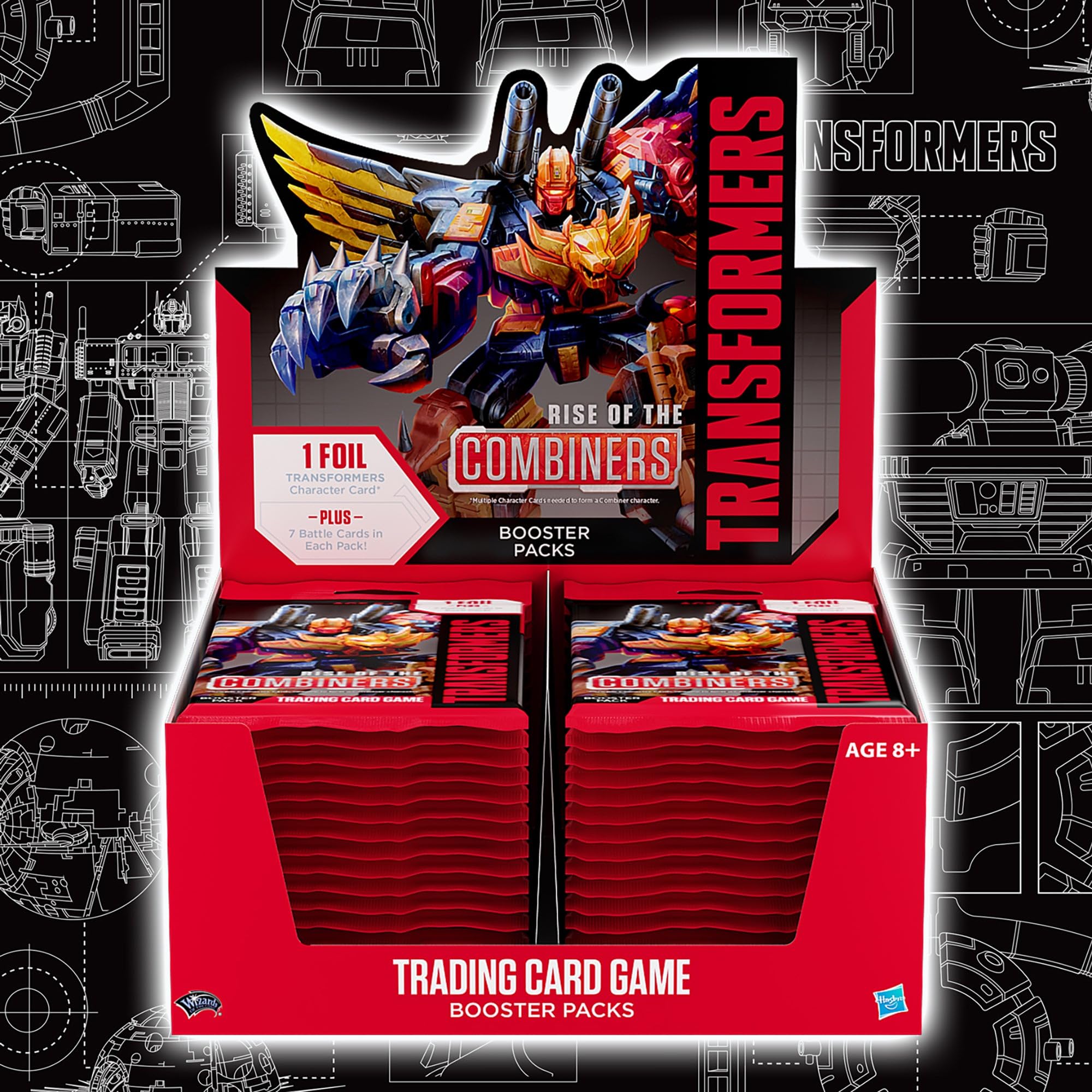 Transformers TTCG-RCD-EN Rise of The Combiners Booster Pack | Expand Your Trading Card Game Deck