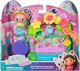DreamWorks Gabby’s Dollhouse Queen Kitty Fairy Garden Balcony Playset view 5