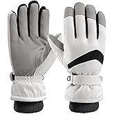 Trifabricy Winter Ski Gloves, Windproof Glove for Men & Women, Touchscreen Snow Gloves for Cold Weather, Thermal Warm Glove