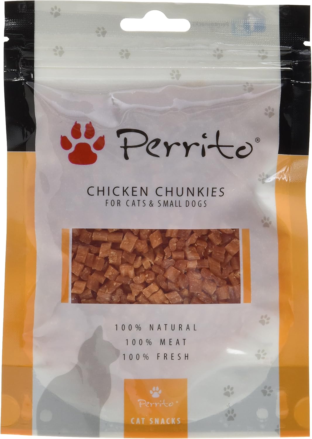 Perrito Chicken Chunkies Dog Treats Small Chickens Pack of 5 x 100 g, 20 g (Pack of 5)