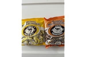 ZPC MILANOWEK MILANOWEK FUDGE CANDY MIX 2 LB Milky Cream and Cocoa flavor. Krowki Milanowskie. Product from Poland.