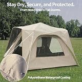 Hibtn Instant Pop Up Tent 2-3 Man 4 Season Waterproof Windproof Lightweight view 7