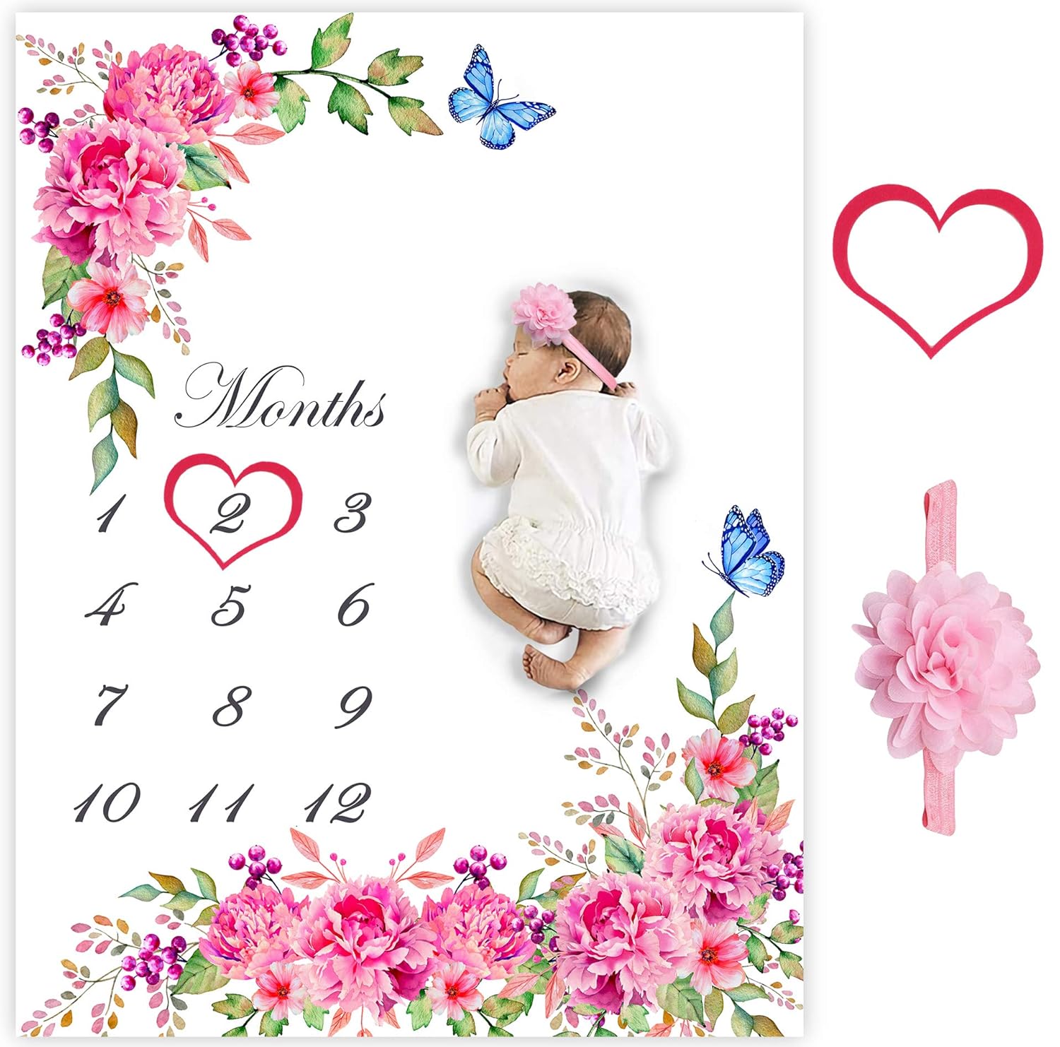 milestone blanket girl