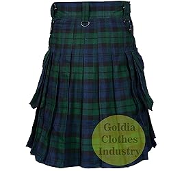 Goldia Clothes Industry Tartan Kilts l Men's