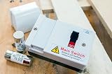 WCED Fused Main Switch 80A & 100A Fuses with Cable Shroud WFIS100 view 2