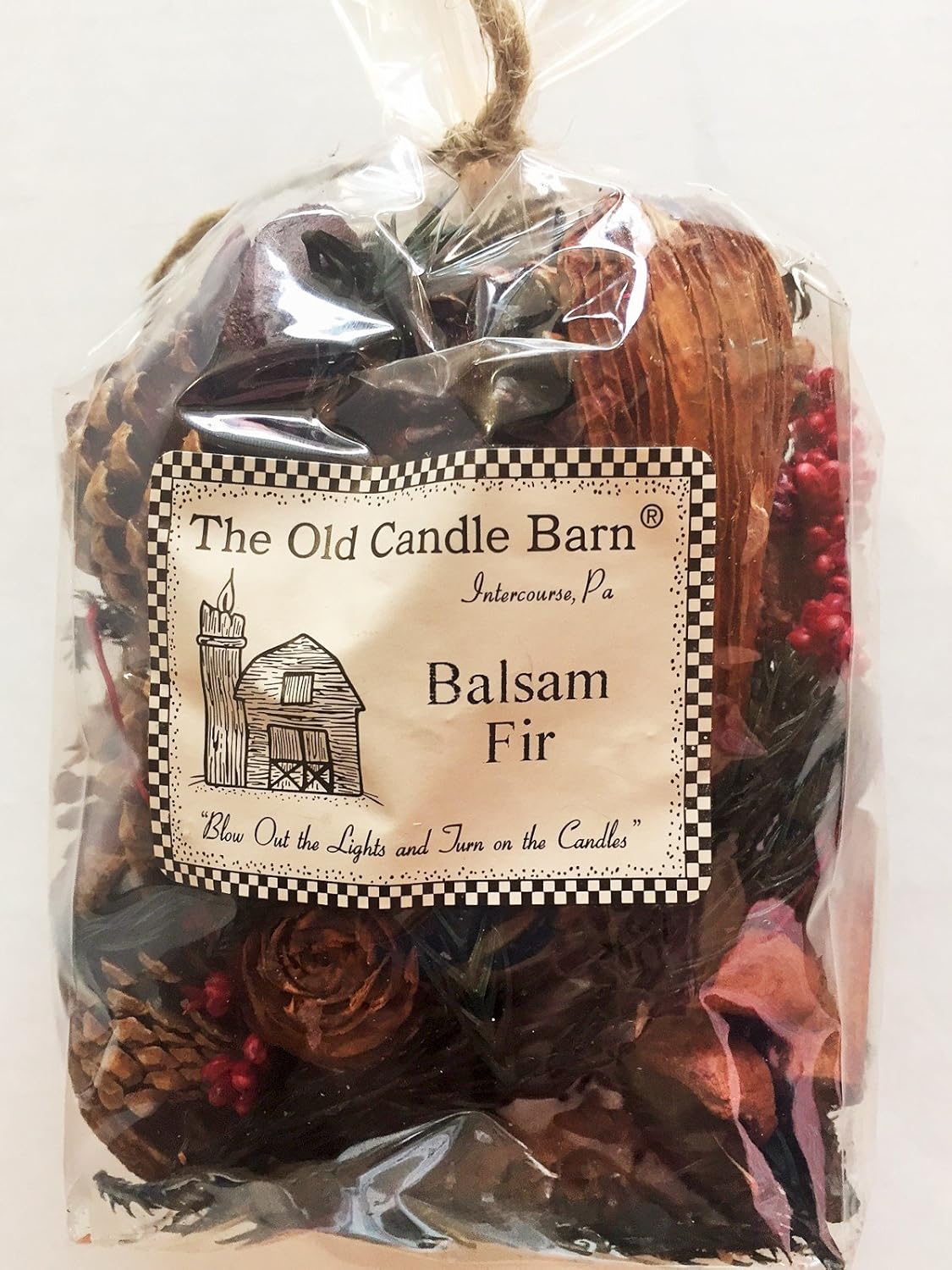 Old Candle Barn Balsam Fir Potpourri 4 Cup Bag Perfect Winter Or Christmas Decoration Or Bowl Filler Well Scented Amazon In Home Kitchen
