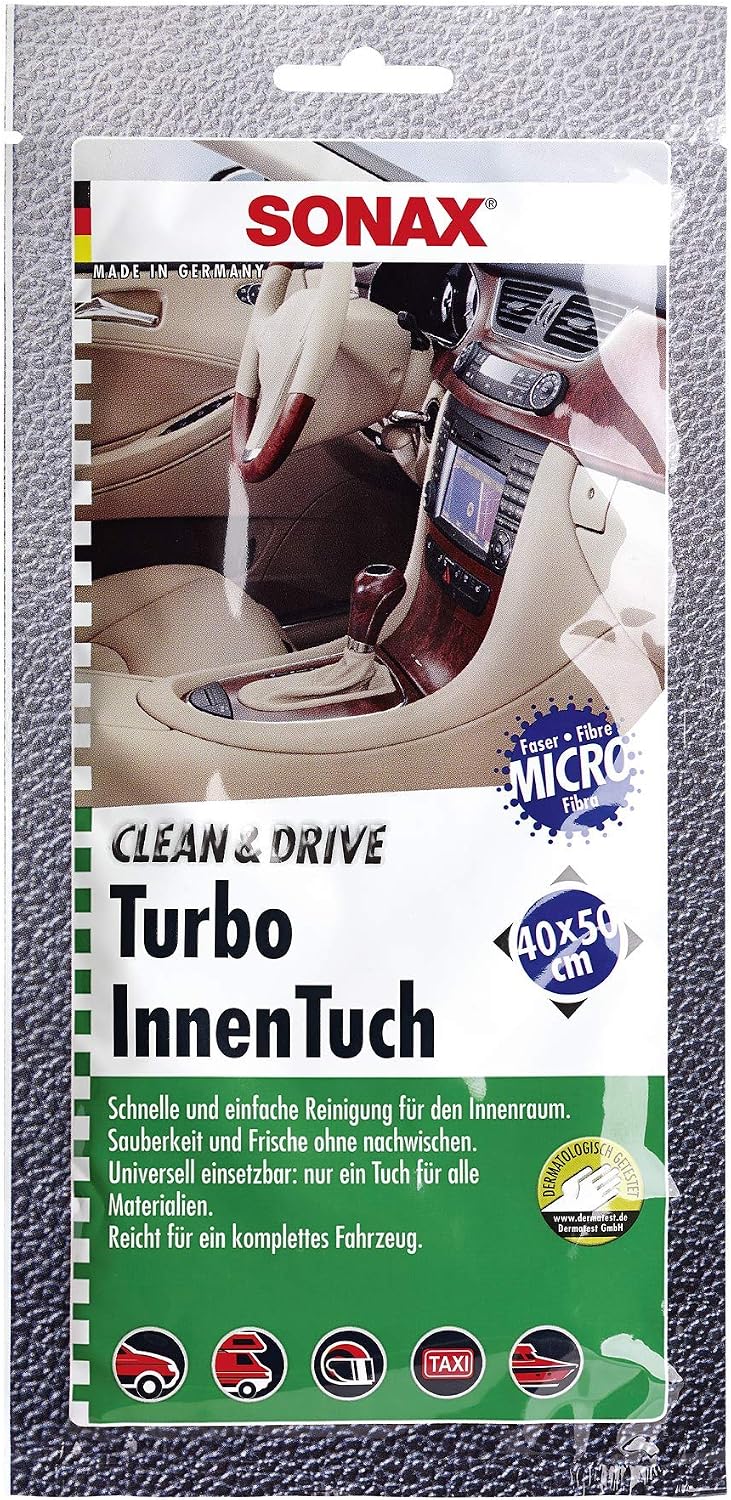 Sonax Clean&Drive 04130000 Turbo Car Interior Cleaning Cloth, Other