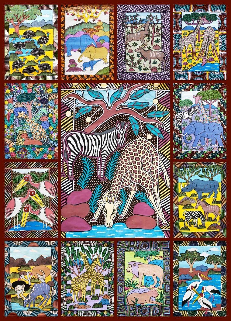 African Animals 1000 Piece Jigsaw Puzzle