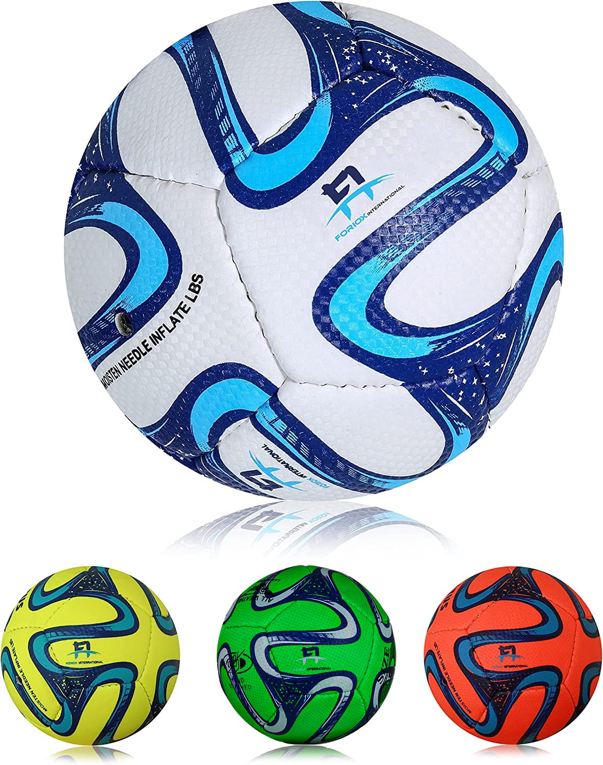 Foriox International Toddler Football, Size 2 Kids Lighter-weight Training ball for Boys/Girls, Garden Outdoor Yard Lawn 2 3 4 5 6 Years (Size 2, White) — image 1