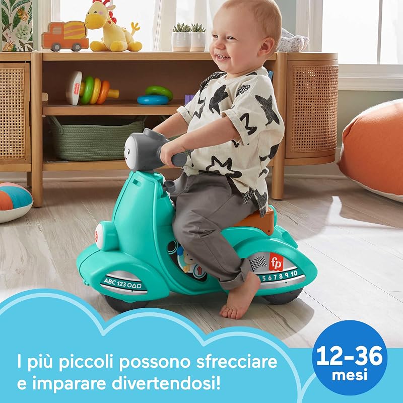 Ridi e Impara Smart Stages Scooter cavalcabile, multilingue