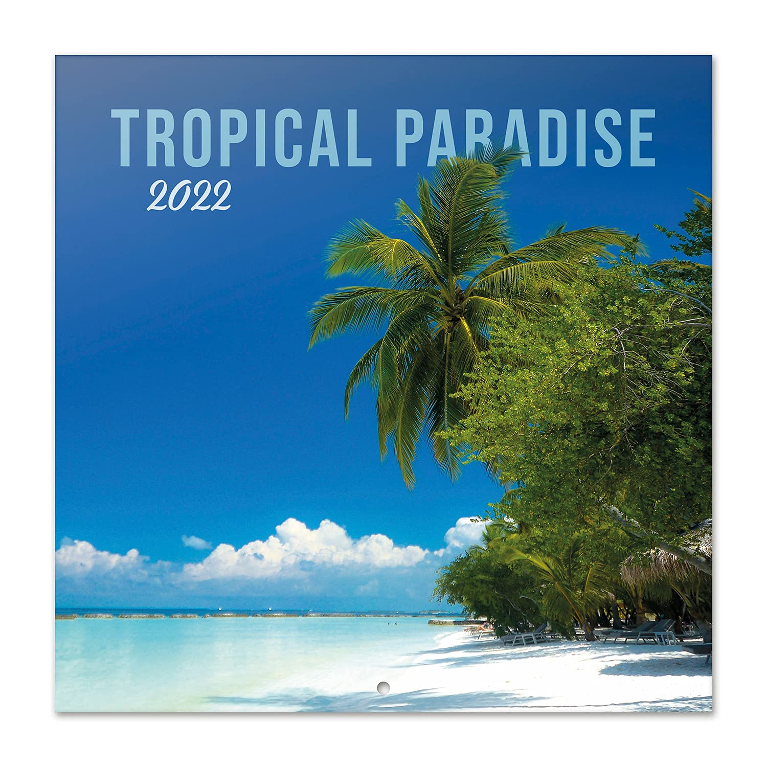 Grupo Erik: Official Tropical Paradise 2022 Wall Calendar, 2022 Calendar, 12' x 12' Square Wall Family Calendar 2022, Beaches Calendar 2022, Travel Calendar