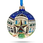 Austin, Texas Glass Ball Christmas Ornament 3.25 Inches