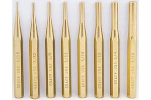 Grace USAGrace USA Gun Care Brass Pin Punch Set