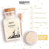 BRUBAKER Bath Salts Vanilla 3x 400g Wellness Relaxation Natural Extracts Gift view 2