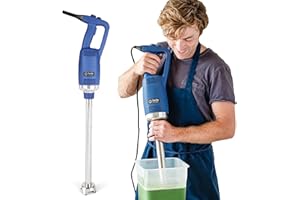 TK TARTLE KITCHEN TK Commercial Immersion Blender, 750 Watt/1 HP Variable Speed Motor, 20,000 RPM X-Heavy Duty with Performance Assurance - 22"